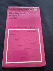 Reading & Windsor Ordnance Survey OS Landranger Map #175 1:50 scale (1219)