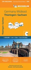 Germany Mideast – Michelin Regional Map 544 by Michelin (Sheet map, folded)