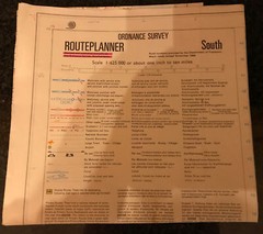Ordanance Survey Routeplanner South 1986