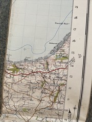 Vintage Ordanance Survey One Inch Map Of Bude