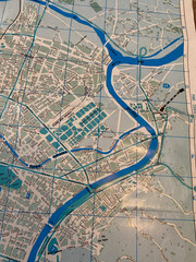 Map Of Torino (Turin) 1983 (German)