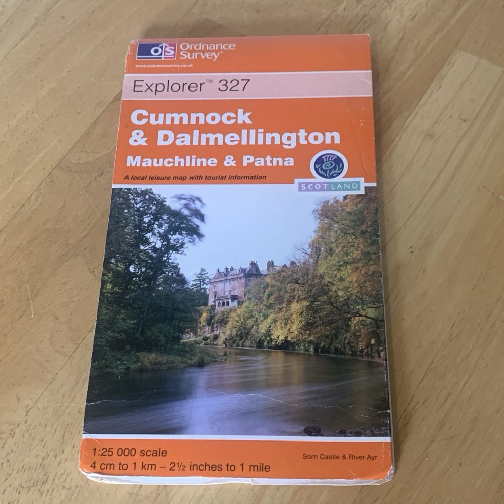 Ordnance Survey Explorer Map 327 Cumnock & Dalmellington Mauchline & Patna OS