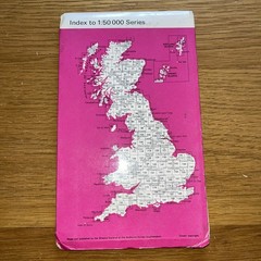 Vintage Ordnance Survey Landranger Maidstone & Weald of Kent 1978 Map 188