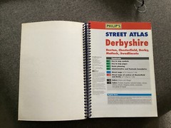 Philip’s Street Atlas Derbyshire – used