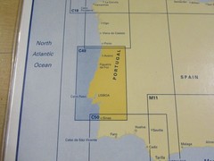 *LOOK* Amazing Cond IMRAY Folding Map C49 RIA DE AVEIRO TO SINES (Portugal)