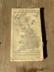 TAUNTON & LYME REGIS Ordnance Survey Seventh Series CLOTH 1 inch 1960 Sheet 177
