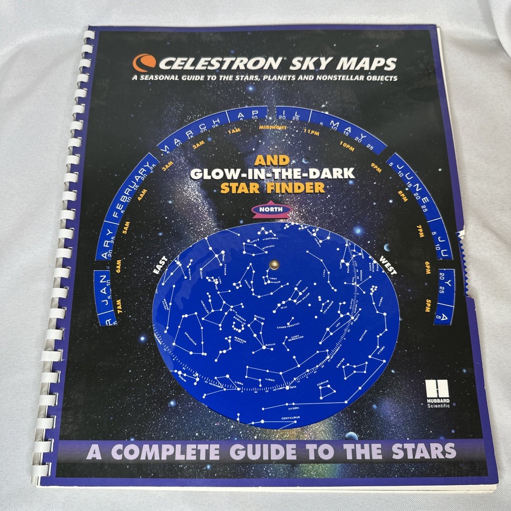 Celestron Sky Maps Complete Guide to the Stars Chart Planisphere 93722