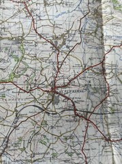 TAUNTON & LYME REGIS Ordnance Survey Seventh Series Paper 1 inch 1960 Sheet 177