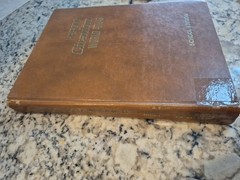 1966 World Atlas Scholastic Hammond Revised Edition Full Color Maps Brown HC