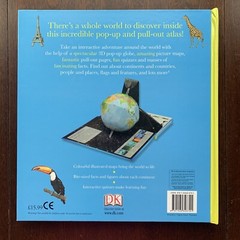 Pop-up Pull-out Picture Atlas Globe book Geography by DK Hardback