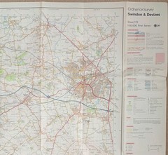 Ordnance Survey First Series Map, Sheet 173: Swindon & Devizes (1974).