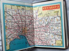 Gregory’s Vintage Melbourne Street Directory 3rd Edition 1968 in Travel Case +++