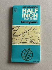 Bartholomew, Half Inch Map Series, No: 51, Grampians