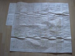 Ordnance survey map Landranger series Newbury, Wantage sheet 174 scale 1:50 000