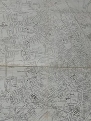 2 VINTAGE TOWN PLANS BRADFORD GEOGRAPHIA & BACON both fragile