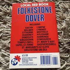 Tourist Guide Visitor Street Maps Atlas Red Book Folkestone Dover