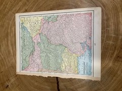 1895 Peoples Family Atlas Maps Greece, Central Asia, Persia