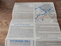 Vintage NRMA Paper Fold Out Map Melbourne – Adelaide Western & Dukes Calder Hwy