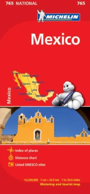 Mexico – Michelin National Map 765 by Michelin (Sheet map, folded)