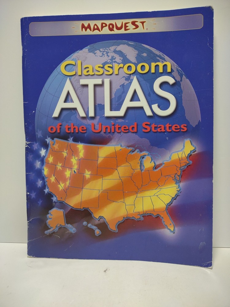 MapQuest Classroom Atlas of the United States 2005 ISBN 1572626259 Softcover