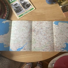 New Fold Touring Atlas – Bartholomew Great Britain 1980 Paperback