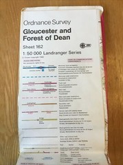1980 Ordnance Survey Landranger Map 162 Gloucester And Forest Of Dean inc Stroud