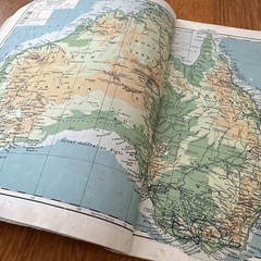Phillips Australian Commonwealth Atlas Vintage 1955