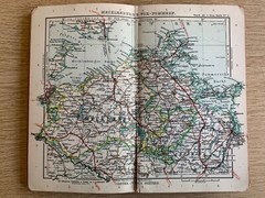 Justus Perthes’ Taschen-Atlas vom Deutschen Reich. 1911. 3rd edition.