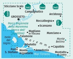 KOMPASS-Karten GmbH Maremma / Monte Argentario D/E/I (Map) (UK IMPORT)