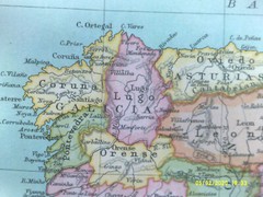 Antique Map. SPAIN & PORTUGAL. Bartholomew. c1909. VG.