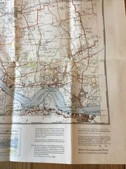1938 Ordnance Survey One Inch Fifth Edition Cloth Map 107 London & Epping Forest