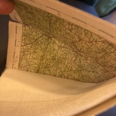 Bartholomew’s 2 Miles an Inch Map Sheet 32 Sussex 1940-50 Cloth Tourist Cyclist