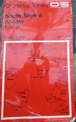 South Skye & Arisaig. Sheet 34. OS one inch Vintage Map. Ordnance Survey.
