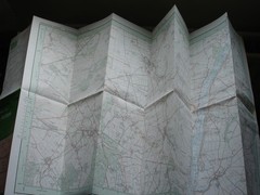 1980 The WALLOPS OS Map 1:25000 Pathfinder Map 1242 Vintage Hampshire