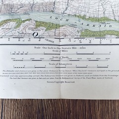 GLEN SHIEL & GLEN GARRY Ordnance Survey One Inch Sheet 41 Popular Edition 1947