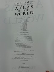 The Times Comprehensive Atlas Of The World Tenth Edition