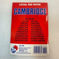 Local Red Book Cambridge Great Shelford Histon Sawston Travel Map Guide Atlas