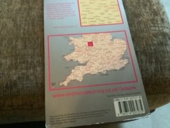 OS Ordnance Survey Landranger Map Sheet 127 Stafford & Telford area – 1988