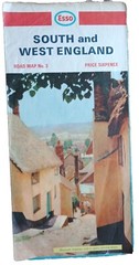 Collection of Esso road maps