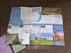 Cycling 5 Do In A Day Cycle Rides Hadrians Wall Country Map Routes Sites Booklet
