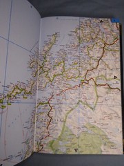 1990 Leather Bound Hardbacked Eberspacher Road Atlas of Europe
