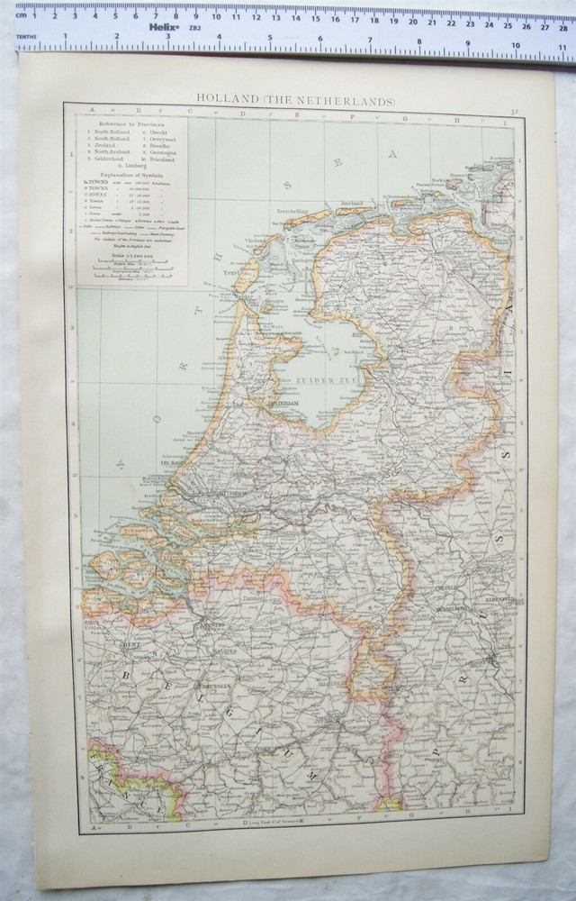 1895 The Times Plate 32 Holland, The Netherlands