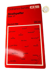 Ordinance Survey Map Strathpeffer Tourist Collectable Vintage ra