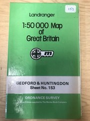 Bedford & Huntingdon: OS landranger: 1:50,000 map of Britain: #153