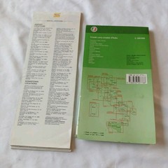 Italy – Touring Club Italiano 1:200,000 Road Map – Sicily 1995 2 Maps Lot Italy
