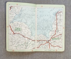 George Philip &Son Ltd Vintage “English Roads At A Glance” Map Book No4