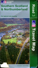 Ordnance Survey Road 3 Travel Map – Southern Scotland & Northumberland 2006