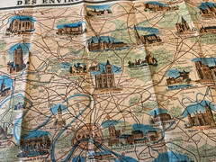 Map and Guide to Paris and Environs Fuhrer Guilmin (1940?)
