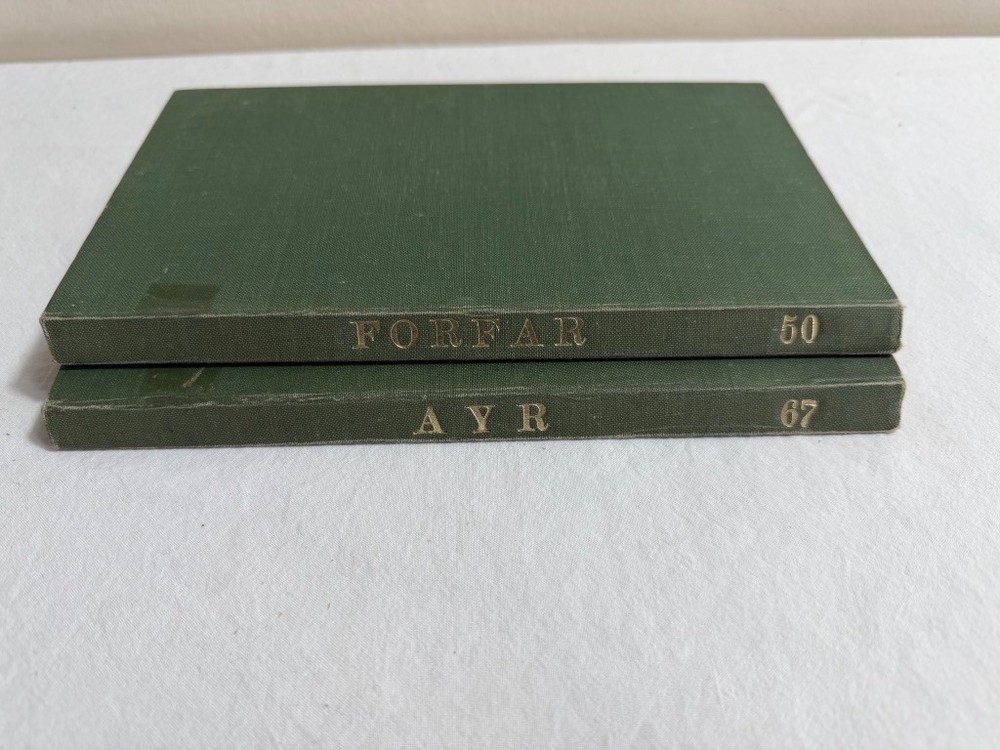 2 1960’S ORDNANCE SURVEY Maps in Hardcover Bindings 50 & 67