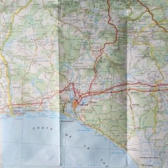 Michelin Map 446: Andalucia, Costa del Sol • Scale – 1:400 000, 1cm: 4km (1997).